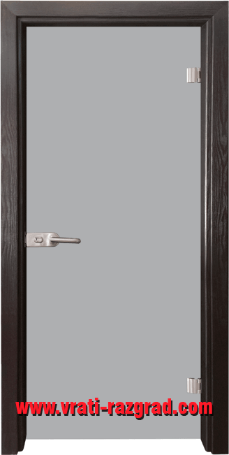 Стъклена интериорна врата модел Basic G 10 с каса Венге
