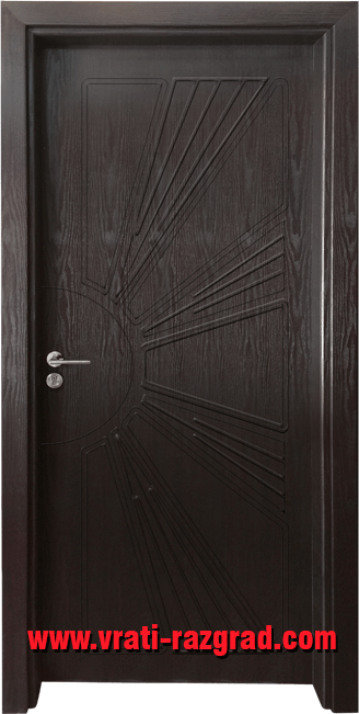 Интериорна врата Гама 204p, цвят Венге